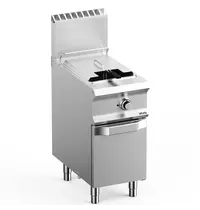 MBM Italy Friteuse | DOMINA PRO 700 | Gas | 14L | 90°C/190°C | 15kW | Aftapkraan | Elektrische Ontsteking (230V) | 400x730x850/1180(h)mm 