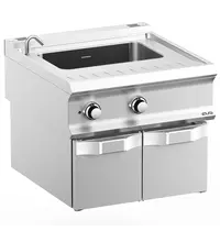 MBM Italy Pastakoker | DOMINA PRO 700 | Elektrisch | 40L | 9kW (400V) | Vulkraan + Aftapkraan | 700x730x580(h)mm 