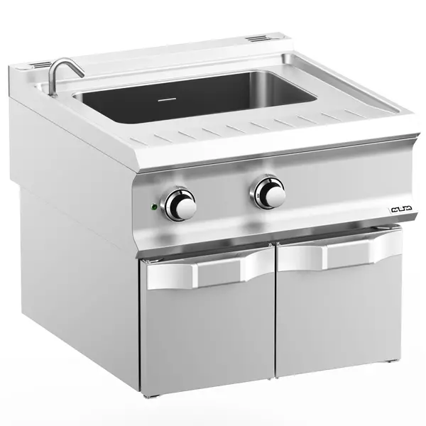 Pastakoker | DOMINA PRO 700 | Elektrisch | 40L | 9kW (400V) | Vulkraan + Aftapkraan | 700x730x580(h)mm