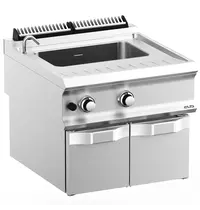 MBM Italy Pastakoker | DOMINA PRO 700 | Gas | 40L | 13.3kW (230V) | Vulkraan + Aftapkraan | Piëzo Ontsteking | 700x730x580(h)mm