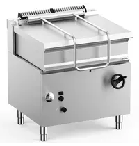 MBM Italy Kantelbare Braadpan | DOMINA PRO 700 | Gas | 50L | 90°C/320°C | 13.5kW | Vulkraan | 800x730x850(h)mm 