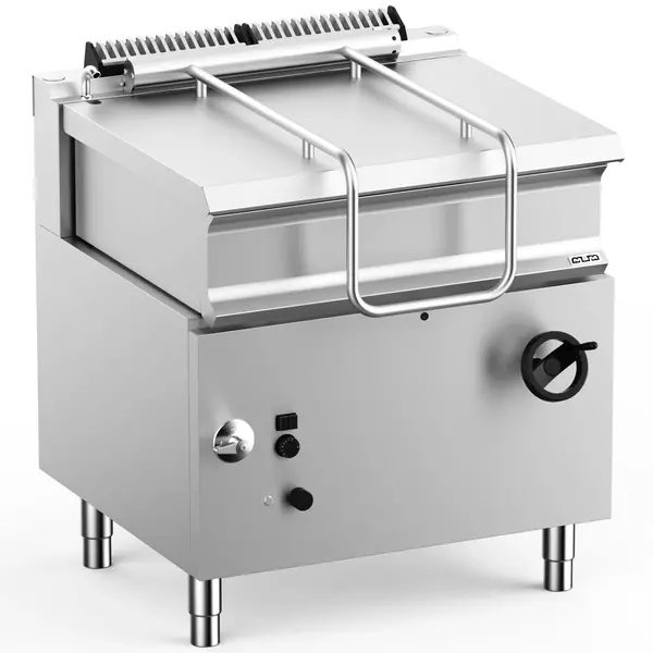 Kantelbare Braadpan | DOMINA PRO 700 | Gas | 50L | 90°C/320°C | 13.5kW | Vulkraan | 800x730x850(h)mm