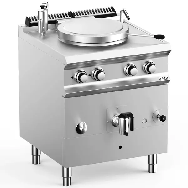 Kookketel | DOMINA PRO 700 | Elektrisch | 50L | Indirecte Verhitting | 9kW (400V) | Vulkraan (Warm/Koud) + Aftapkraan | 700x730x850(h)mm