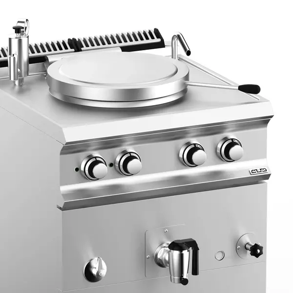 Kookketel | DOMINA PRO 700 | Elektrisch | 50L | Indirecte Verhitting | 9kW (400V) | Vulkraan (Warm/Koud) + Aftapkraan | 700x730x850(h)mm