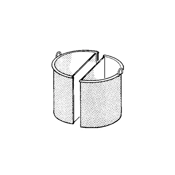 Kookmandenset | DOMINA PRO 700 Kookketels | 50L | 2 Sectoren | Ø350x360(h)mm