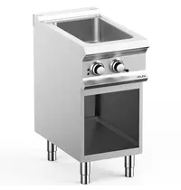 MBM Italy Bain-Marie | DOMINA PRO 700 | Elektrisch | 1/1 GN | 1.5kW (230V) | Aftapkraan | Open Onderkast | 400x730x850(h)mm
