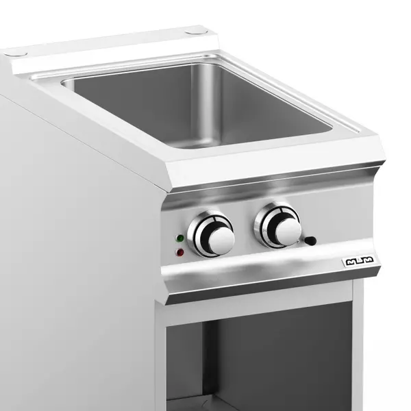 Bain-Marie | DOMINA PRO 700 | Elektrisch | 1/1 GN | 1.5kW (230V) | Aftapkraan | Open Onderkast | 400x730x850(h)mm
