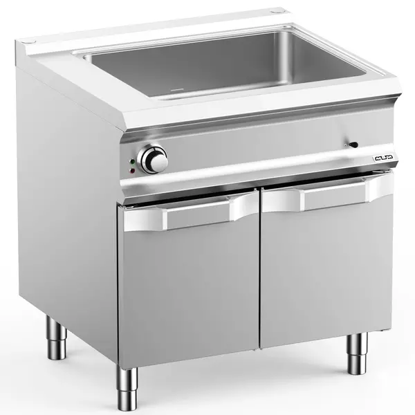 Bain-Marie | DOMINA PRO 700 | Elektrisch | 2/1 GN | 3kW (230V) | Aftapkraan | Open Onderkast | 800x730x850(h)mm