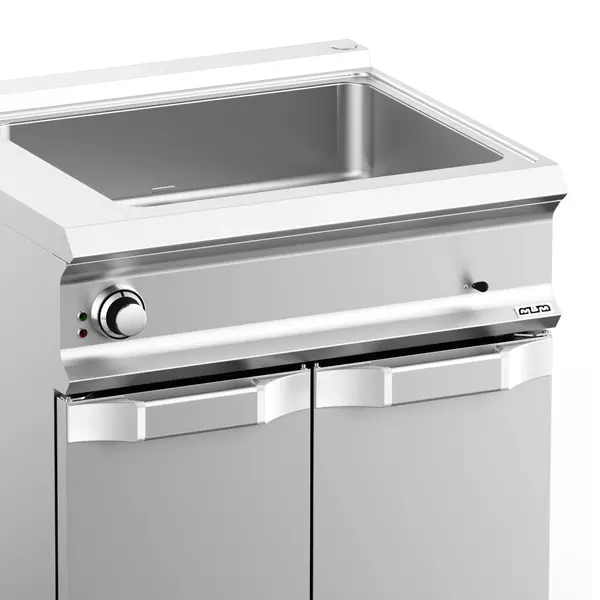 Bain-Marie | DOMINA PRO 700 | Elektrisch | 2/1 GN | 3kW (230V) | Aftapkraan | Open Onderkast | 800x730x850(h)mm