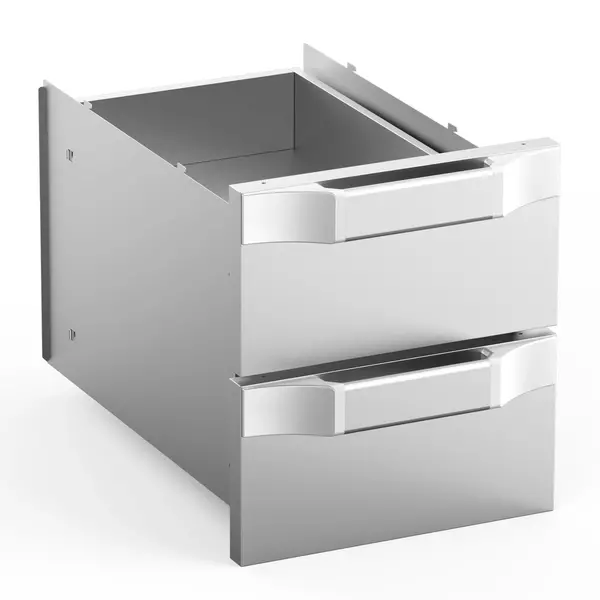 Ladenset | DOMINA PRO 700/900 | RVS | Vaste Onderkasten (400mm) | Optionele Kleuren | 2 Laden (1/1 GN)