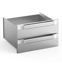 MBM Italy Ladenset | DOMINA PRO 700 | RVS | Losse Onderstellen (700mm) | Optionele Kleuren | 2 Laden (2/1 GN) 