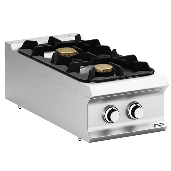 Fornuis | DOMINA PRO 900 | Gas | 2 Branders (7+11kW) | Waakvlam | 400x900x250(h)mm