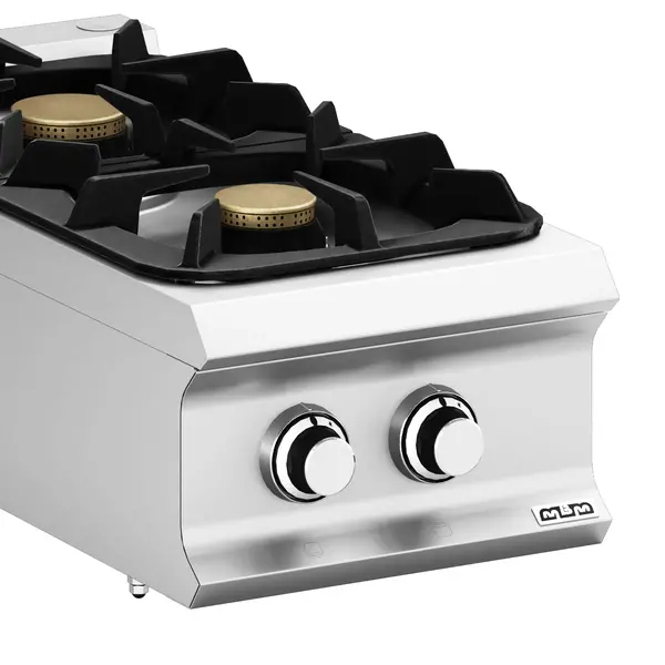 Fornuis | DOMINA PRO 900 | Gas | 2 Branders (2x 5.5kW) | Waakvlam | 400x900x250(h)mm