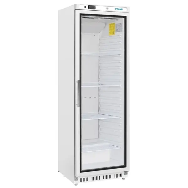 Koelkast | 400L | Wit | +2°C/+8°C | Geventileerd | 0.19kW | Wielen | 600x600x1850(h)mm