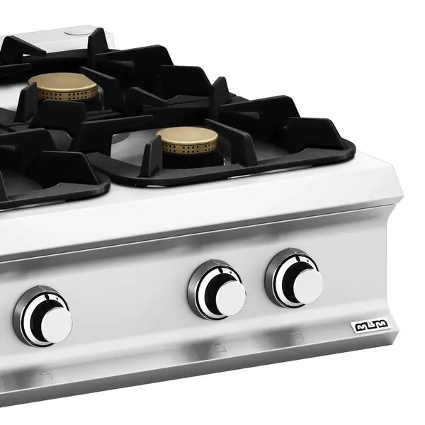 Fornuis | DOMINA PRO 900 | Gas | 4 Branders (4x 5.5kW) | Waakvlam | 800x900x250(h)mm