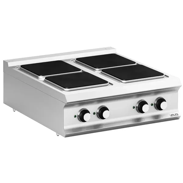 Fornuis | DOMINA PRO 900 | Elektrisch | 4 Kookpunten (300x300) | 13kW (400V) | 800x900x250(h)mm