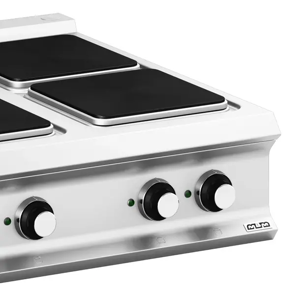 Fornuis | DOMINA PRO 900 | Elektrisch | 4 Kookpunten (300x300) | 13kW (400V) | 800x900x250(h)mm