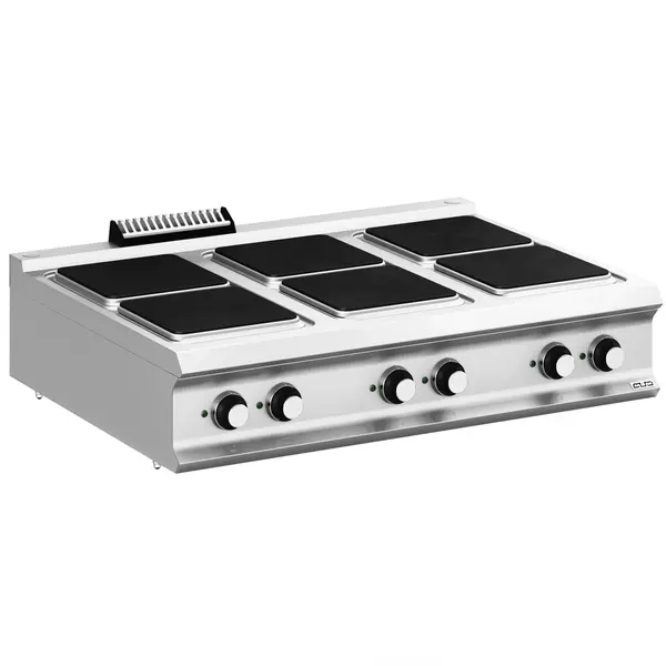 Fornuis | DOMINA PRO 900 | Elektrisch | 6 Kookpunten (300x300) | 20kW (400V) | 1200x900x250(h)mm