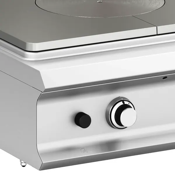 Doorkookplaat | DOMINA PRO 900 | Gas | 12kW | Piëzo Ontsteking | 800x900x250(h)mm