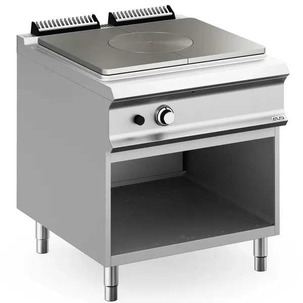 Doorkookplaat | DOMINA PRO 900 | Gas | 12kW | Piëzo Ontsteking | Open Onderkast | 800x900x850(h)mm