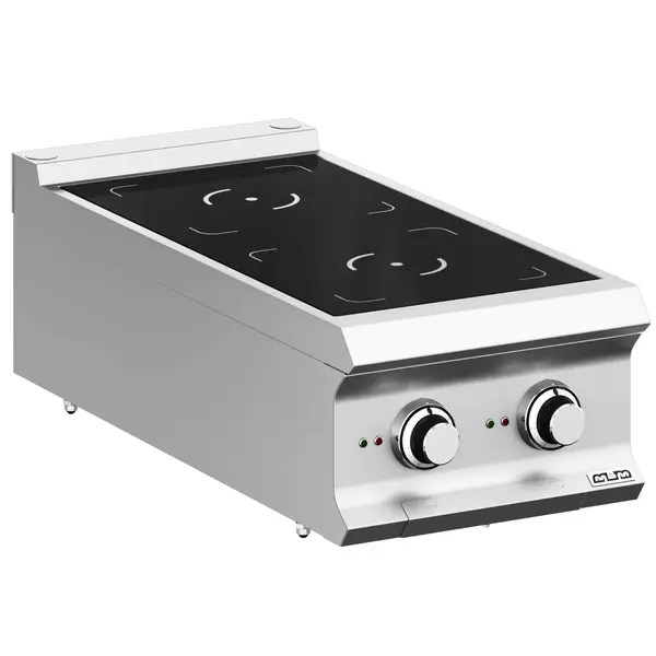 Inductiefornuis | DOMINA PRO 900 | 2 Kookpunten | 10kW (400V) | 400x900x250(h)mm