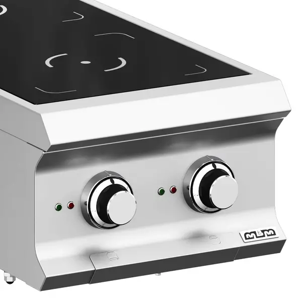 Inductiefornuis | DOMINA PRO 900 | 2 Kookpunten | 10kW (400V) | 400x900x250(h)mm