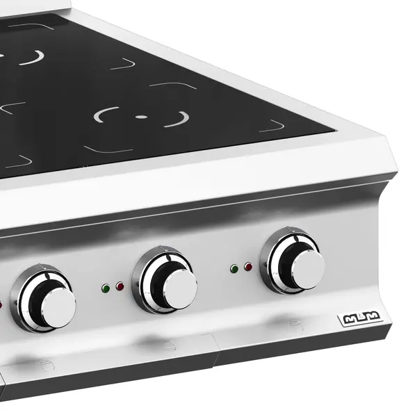 Inductiefornuis | DOMINA PRO 900 | 4 Kookpunten | 20kW (400V) | 800x900x250(h)mm