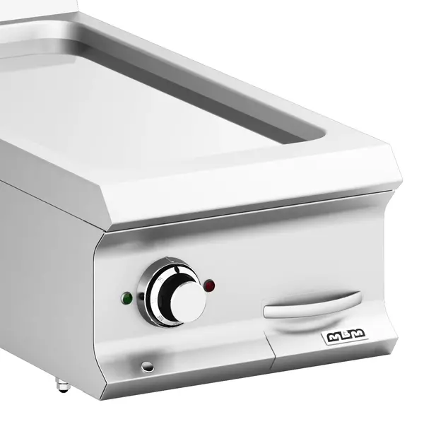 Bak-/Grillplaat | DOMINA PRO 900 | Elektrisch | Glad Oppervlak 330x690 (Verchroomd) | 7kW (400V) | 400x900x250(h)mm