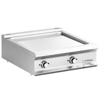 MBM Italy Bak-/Grillplaat | DOMINA PRO 900 | Elektrisch | Glad Oppervlak 700x690 (Verchroomd) | 14kW (400V) | 800x900x250(h)mm