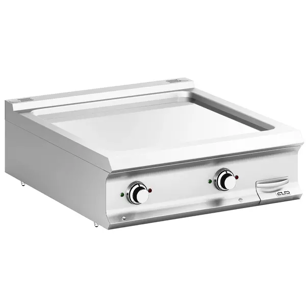Bak-/Grillplaat | DOMINA PRO 900 | Elektrisch | Glad Oppervlak 700x690 (Verchroomd) | 14kW (400V) | 800x900x250(h)mm