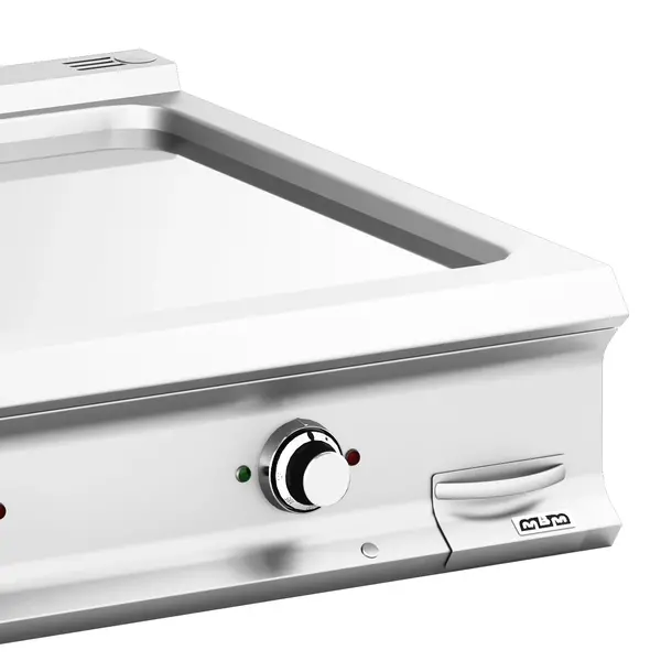 Bak-/Grillplaat | DOMINA PRO 900 | Elektrisch | Glad Oppervlak 700x690 (Verchroomd) | 14kW (400V) | 800x900x250(h)mm