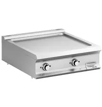 MBM Italy Bak-/Grillplaat | DOMINA PRO 900 | Elektrisch | Glad Oppervlak 700x690 (RVS) | 14kW (400V) | 800x900x250(h)mm