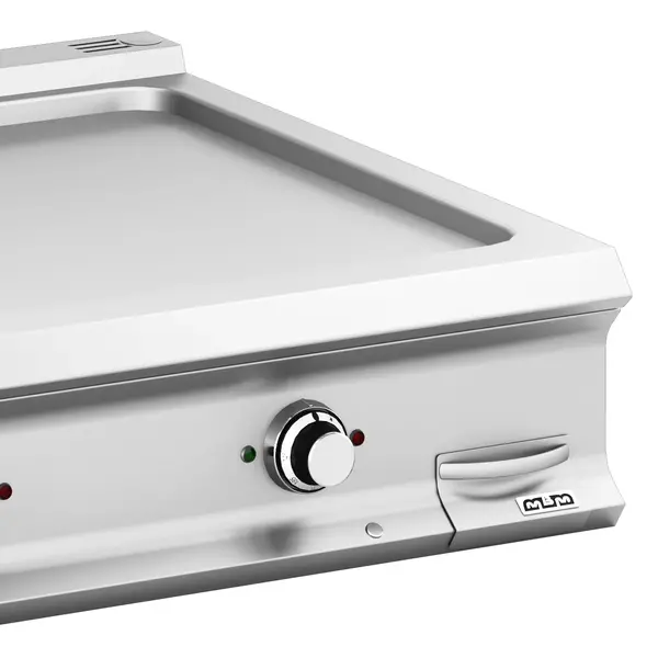 Bak-/Grillplaat | DOMINA PRO 900 | Elektrisch | Glad Oppervlak 700x690 (RVS) | 14kW (400V) | 800x900x250(h)mm