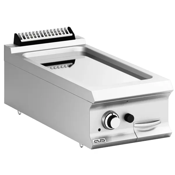Bak-/Grillplaat | DOMINA PRO 900 | Gas | Glad Oppervlak 330x690 (Verchroomd) | 9.2kW | Piëzo Ontsteking | 400x900x250(h)mm