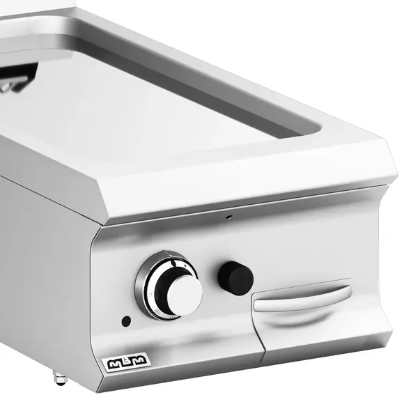 Bak-/Grillplaat | DOMINA PRO 900 | Gas | Glad Oppervlak 330x690 (Verchroomd) | 9.2kW | Piëzo Ontsteking | 400x900x250(h)mm