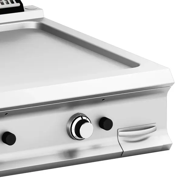 Bak-/Grillplaat | DOMINA PRO 900 | Gas | Glad Oppervlak 700x690 (RVS) | 18.4kW | Piëzo Ontsteking | 800x900x250(h)mm