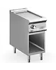MBM Bak-/Grillplaat | DOMINA PRO 900 | Elektrisch | Glad Oppervlak 330x690 (RVS) | 7kW (400V) | Open Onderkast | 400x900x850(h)mm 