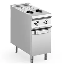 MBM Italy Friteuse | DOMINA PRO 900 | Elektrisch | 8+8L | 100°C/180°C | 10.5kW (400V) | Aftapkranen | 400x900x850(h)mm