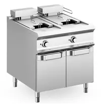 MBM Italy Friteuse | DOMINA PRO 900 | Elektrisch | 18+18L | 100°C/180°C | 32kW (400V) | Aftapkranen | 800x900x850(h)mm