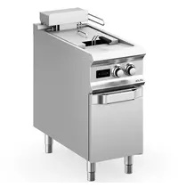 MBM Friteuse | DOMINA PRO 900 | Elektrisch | 18L | 100°C/180°C | 16kW (400V) | Aftapkraan | Digitaal | 400x900x850(h)mm 