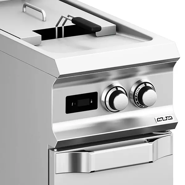 Friteuse | DOMINA PRO 900 | Elektrisch | 18L | 100°C/180°C | 16kW (400V) | Aftapkraan | Digitaal | 400x900x850(h)mm