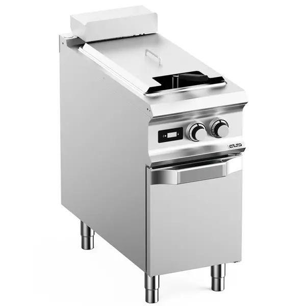 Friteuse | DOMINA PRO 900 | Elektrisch | 20L | 100°C/180°C | 22.5kW (400V) | Aftapkraan | Digitaal | 400x900x870(h)mm