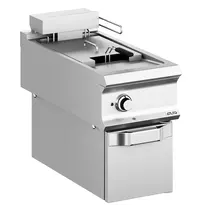 MBM Italy Friteuse | DOMINA PRO 900 | Elektrisch | 18L | 100°C/180°C | 16kW (400V) | Aftapkraan | 400x900x580(h)mm