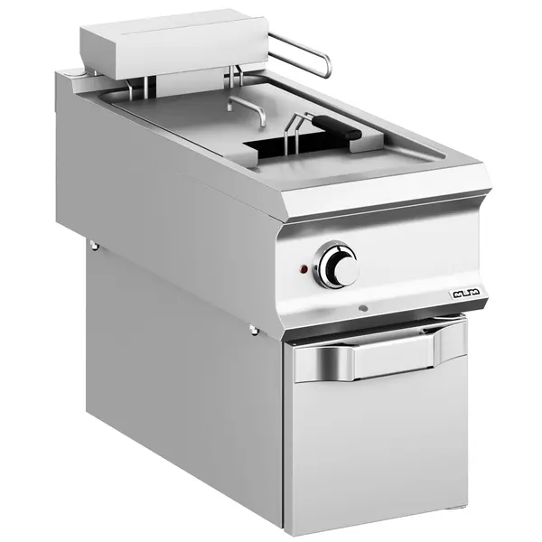 Friteuse | DOMINA PRO 900 | Elektrisch | 18L | 100°C/180°C | 16kW (400V) | Aftapkraan | 400x900x580(h)mm