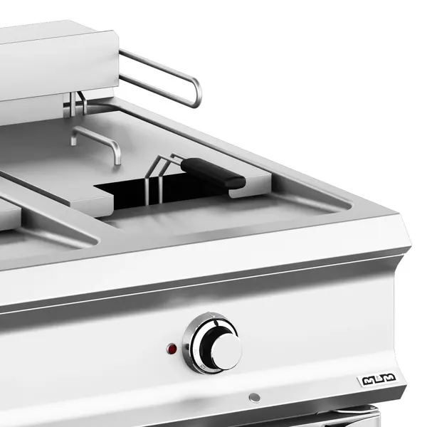 Friteuse | DOMINA PRO 900 | Elektrisch | 18+18L | 100°C/180°C | 32kW (400V) | Aftapkranen | 800x900x580(h)mm