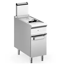 MBM Italy Friteuse | DOMINA PRO 900 | Gas | 18L | 90°C/190°C | 18kW | Aftapkraan | Piëzo Ontsteking | 400x900x850/1180(h)mm