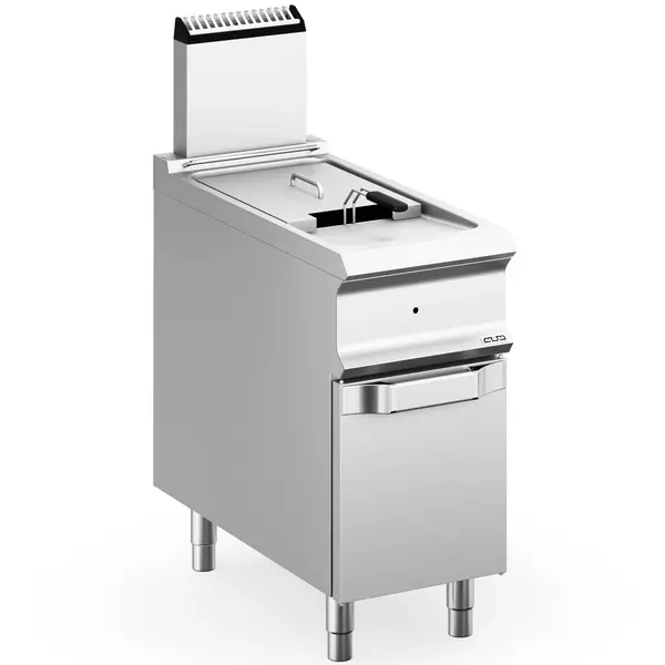 Friteuse | DOMINA PRO 900 | Gas | 18L | 90°C/190°C | 18kW | Aftapkraan | Piëzo Ontsteking | 400x900x850/1180(h)mm