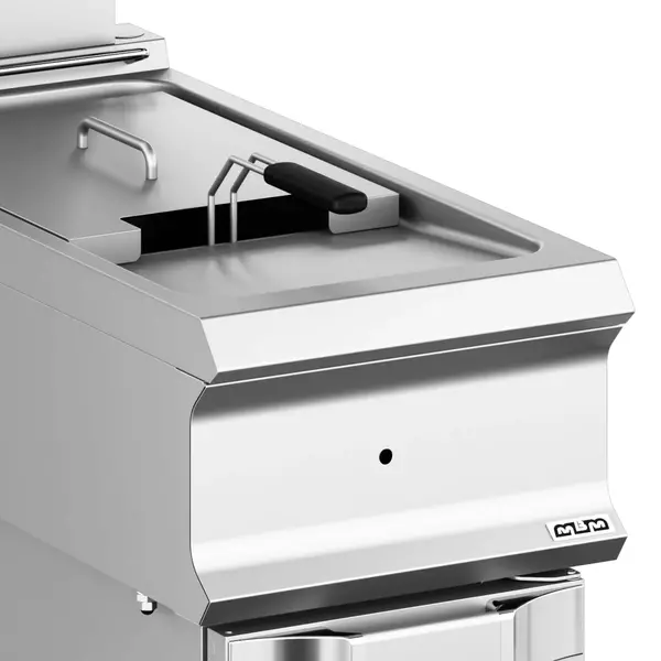 Friteuse | DOMINA PRO 900 | Gas | 18L | 90°C/190°C | 18kW | Aftapkraan | Piëzo Ontsteking | 400x900x580/908(h)mm