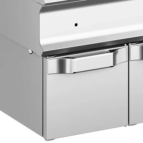 Friteuse | DOMINA PRO 900 | Gas | 18+18L | 90°C/190°C | 36kW | Aftapkranen | Piëzo Ontsteking | 800x900x580/908(h)mm