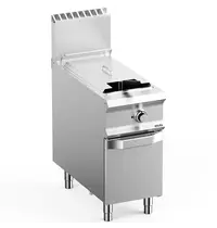 MBM Italy Friteuse | DOMINA PRO 900 | Gas | 20.5L | 90°C/190°C | 20.5kW | Aftapkraan | Elektrische Ontsteking (230V) | 400x900x850/1180(h)mm